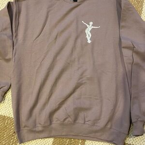 Gildan Purple Crewneck Sweater